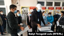 Бишкектеги парламенттик шайлоо. 