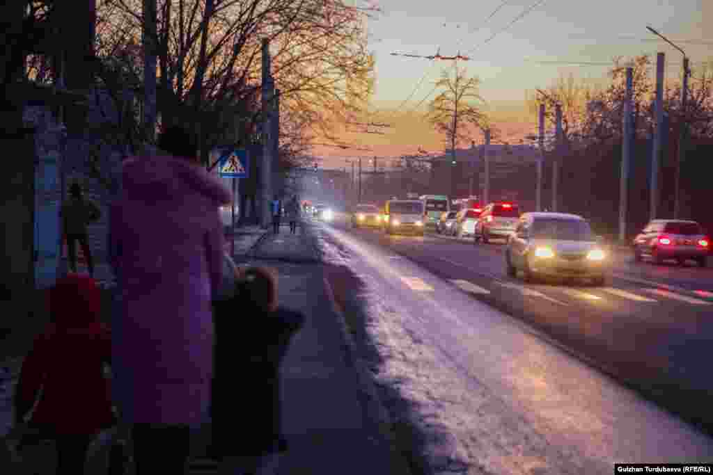 "Өткөндө күйөөм үйгө келип ызы-чуу салганда, кыздарым менен түн ичинде үйдөн качып чыкканбыз.Эшикте каар жаап жаткан. Кыздарымдын кийимдерин алганга жетишпей калдым. Ошондо төрт айлык кызыма суук тийип калса керек. Ооруп жатат. Азыркы акыркы акчама дары алдым. Бүгүн кризистик борбордо түнөйбүз. Эртең кайда барарыбызды билбейм" Асел бүгүн жумуш издеп чыгып, бирок таппай үйгө кайтты... "Мамлекет жалгыз бой энелерге камкор болуп, колдоо көрсөтсө деп ойлойм. Ушундай жашоо башыма түшкөндө мендей балдары менен жалгыз калган энелер өтө көп экенин көрдүм... Эгер мамлекеттен колдоо болгондо, окуп, иштеп кыздарымды өзүм тарбиялап чоңойтот элем. Кыздарым атасы мени кантип сабап жатканын көрбөй чоңоюшса дейм".