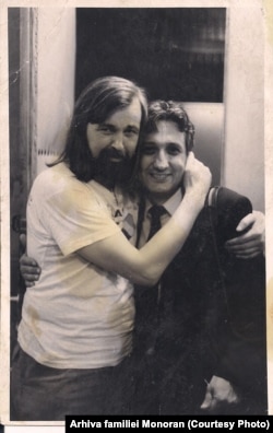 Scriitorul Ion Monoran și George Șerban, unul din autorii Proclamației de la Timișoara.