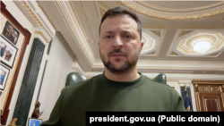 უკრაინის პრეზიდენტი ვოლოდიმირ ზელენსკი 