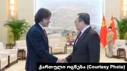 ირაკლი კობახიძე და ლიუ ძინჩაო, 2024 წლის იანვარი, პეკინი