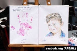 Një vizatim i dedikuar për djalin e tij, Frantsishak