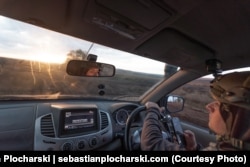 Дорога из Часова Яра в Константиновку. Октябрь 2023