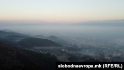 Аерозагадување во Скопје, архивска фотографија