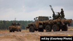 Військові навчання «Взаємодія-2023» у Білорусі, серпень 2023 року. Фото білоруського Міноборони