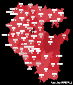 Башкортстан районнары. 2024 елның 25 июненә сугышта үлүчеләр саны