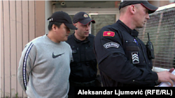 Privođenje Hyeong Do Kwona u Podgorici 24. marta 2023. godine. 