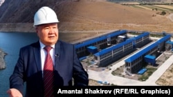 Таалайбек Ибраев жана “Соларкоин” майнинг фермасы. Коллаж сүрөт.