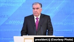 امام علی رحمان رئیس جمهور تاجیکستان