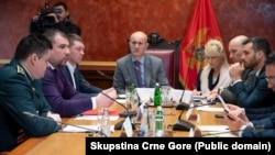 Sjednica Odbora za bezbjednost u Skupštini Crne Gore, Podgorica 13. februar 2024. 