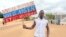 Un demonstrant prorus din Niger.