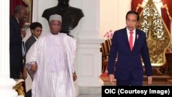 د انډونيزيا ولسمشر د اسلامي همکاريوو د سازمان له مشر سره - د اګست اوومې انځور