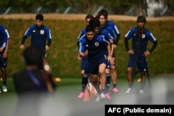 Жапония курама командасынын Доха шаарындагы машыгуусу. 4-январь, 2024-жыл.
