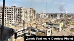 საილუსტრაციო ფოტო. ომით დანგრეული ბახმუტის ერთ-ერთი რაიონი