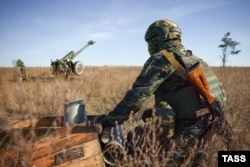 Российский военнослужащий на фронте, октябрь 2023 года Иллюстративное фото