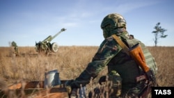 Расейскі вайсковец на вайне ва Ўкраіне. Ілюстрацыйнае фота