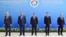 Орталық Азия елдері президенттері (солдан оңға қарай): Қасым-Жомарт Тоқаев (Қазақстан), Эмомали Рахмон (Тәжікстан), Садыр Жапаров (Қырғызстан), Сердар Бердімұхаммедов (Түркіменстан), Шавкат Мирзияев (Өзбекстан).
