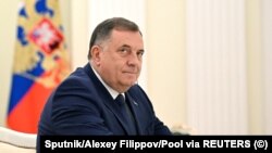 Presidenti i entitetit të Republikës Sërpska në Bosnje dhe Hercegovinë, Millorad Dodik.