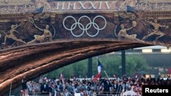 تصویر از مراسم افتتاح رقابت های المپیک پاریس 