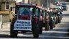Bulgarian farmers drive tractors during EU-wide protests against Ukrainian goods being allowed into the bloc, which they say is causing a glut on local markets. (file photo)