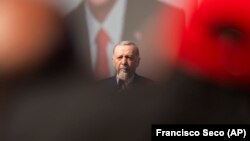 Turski predsednik Redžep Tajip Erdogan drži govor pred lokalne izbore, Istanbul, 24. mart 2024.