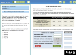 Model de problemă în testul PISA la matematică, 2022