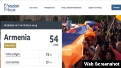 Արտապատկերում Freedom House-ի կայքից