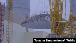 Курск АЭС-інде құрылыс жүріп жатыр. Ресей, 15 желтоқсан, 2023 жыл.