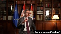 Presidenti i Serbisë, Aleksandar Vuçiq. Fotografi nga arkivi. 