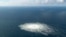 Gas leaks from the damaged Nord Stream gas pipelines in September 2022