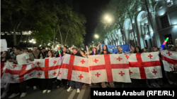 "არა რუსულ კანონს" - აქცია-მსვლელობა თბილისში. 19 აპრილი, 2024 წელი