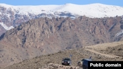 Armenia - European Union monitors patrol Armenia's border with Azerbaijan, February 20, 2023.