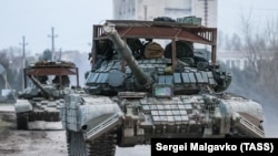 دو تانک نیروهای اوکراین