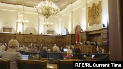Зал заседаний парламента Латвии