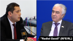 Шахбоз Аброр (слева) и Саиджаффар Усмонзода  