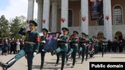 Сталбек Алмасбековду акыркы сапарга узатуу зыйнаты. 7-апрель, 2023-жыл.