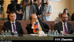 عکس از خبرگزاری تسنیم، دومین نشست گروه تماس منطقه‌ای در بارۀ افغانستان - تهران 