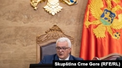 Андрија Мандиќ, претседател на Парламентот на Црна Гора