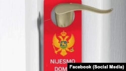 Jenda od poruka kampanje protiv popisa: 'Nijesmo doma, dođite dogodine'