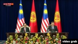 Кыргыз Республикасынын президенти Садыр Жапаров жана Малайзиянын премьер-министри Анвар Ибрагим. 15-май, 2024-жыл