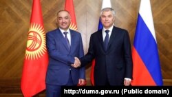 Нурланбек Шакиев менен Вячеслав Володин. Москва. 2023-жылдын 25-апрели.