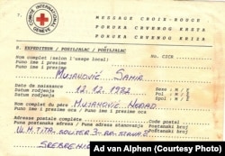 Dokumenti me të dhënat e Samirit më 1995, atëherë 12 vjeç.