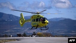 Испански хеликоптер за спешна медицинска помощ (илюстративна снимка).