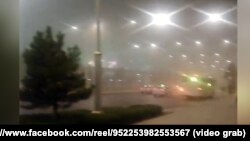 Период пыльных бурь в юго-восточных регионах Туркменистана длился около двух недель