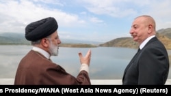 Эбрахим Раиси менен Илхам Алиев. 19-май, 2024-жыл