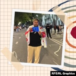 "I was not here during the protests last year and I had only one desire to return to Georgia," Robi Khuroshvili says.