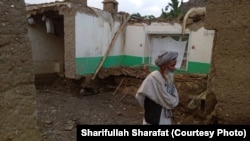 د ورښت له امله يو زيانمن شوی کور