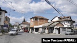 Një rrugë në Lagjen e Boshnjakëve në Mitrovicë të Veriut.