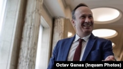Adrian Câciu, ministrul de Finanțe, în guvernul Ciucă, la sediul Guvernului.