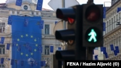 Zastava Evropske unije u Sarajevu, 21. mart 2024,